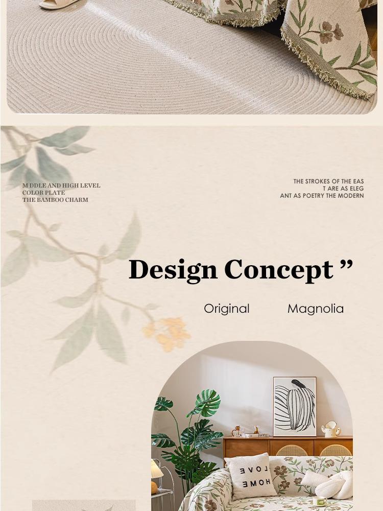 2025 Pastoral Sofa Cover: Non-slip, All-Season Wrap