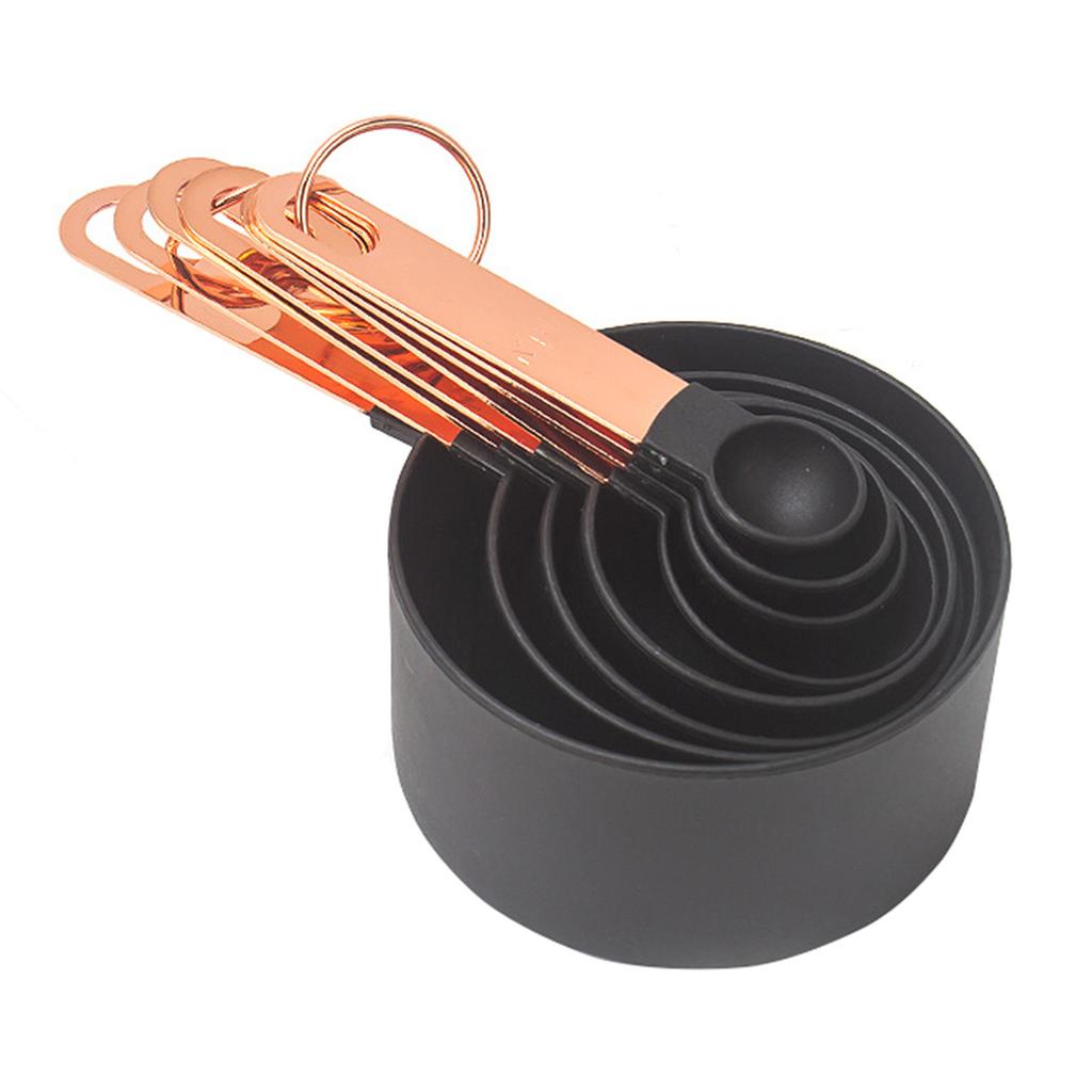 8Pieces Stainless Steel Measuring Cups Measuring Spoons Set Kitchen Measuring Tool Suitable for Baking and Cooking