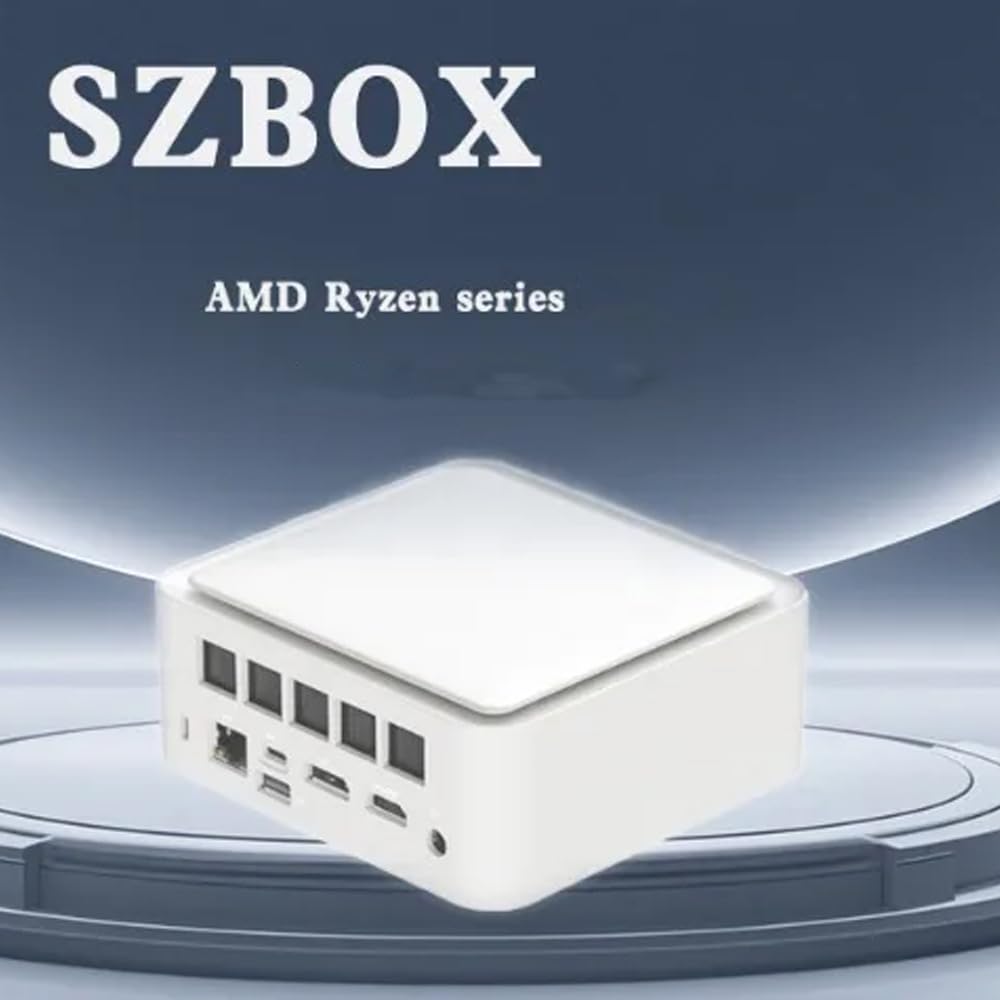 SZBOX Mini PC Small PC X88 No OS AMD Ryzen7 8845HS to Small PC No RAM No SSD Game Console Mini Mini Computer (up 5.1GHz)