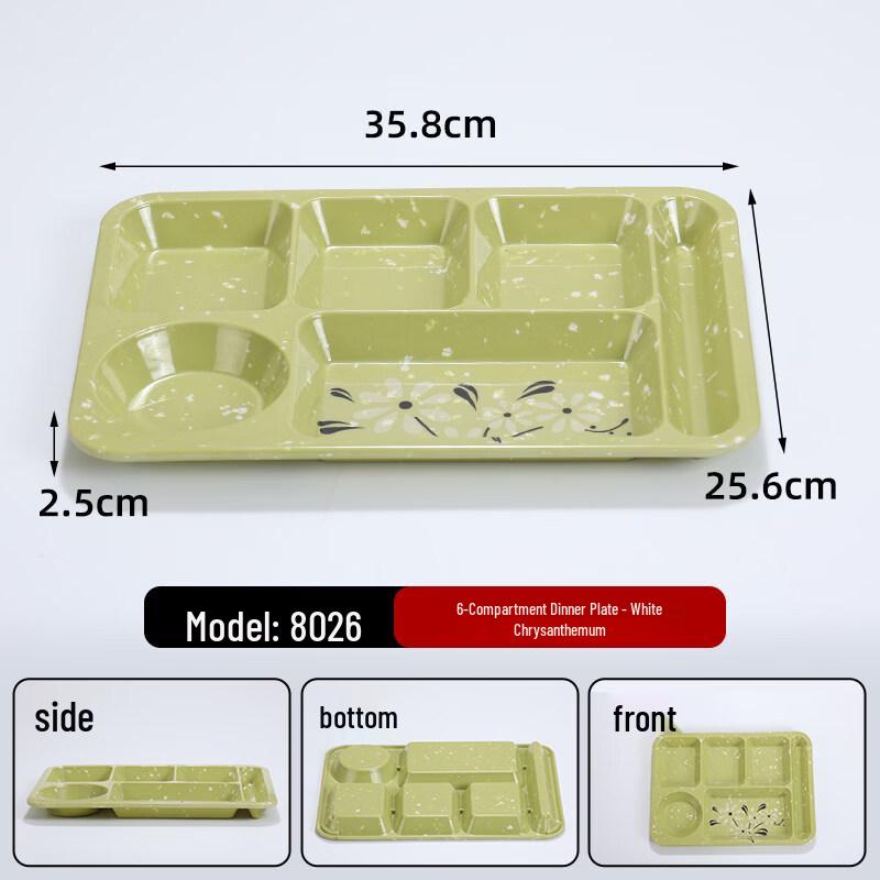 

Melamine Divided Commercial Dinner Plate