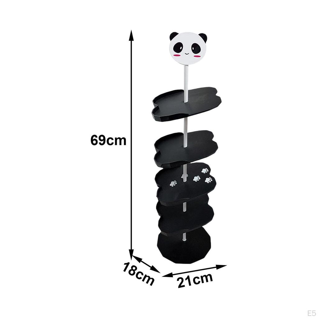 Children Shoe Rack Organizer, 5 Tiers Standing Shoes Storage Shelf, Holder for