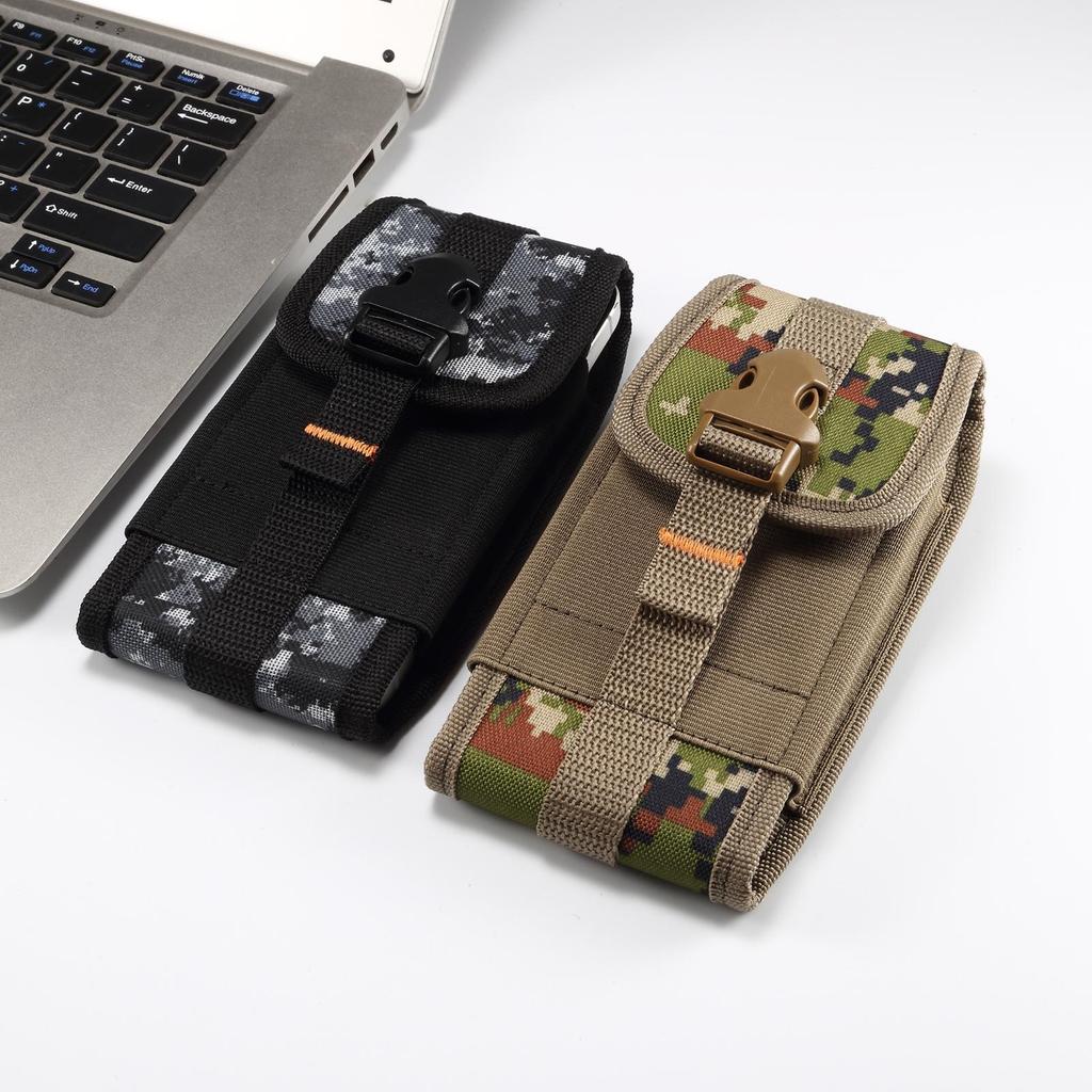 Military Tactical Army Cell Phone Belt Clip Case Bag For iPhone 16 15 14 Pro Max Samsung S25 S24 S23 Xiaomi Redmi Note 13 Oppo Men Waist Holster Pouch