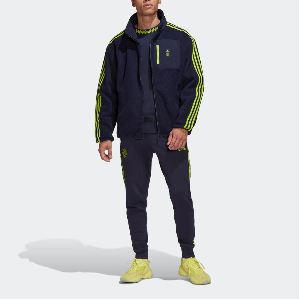 Men's Jacket Adidas Free Shipping With AdiClub Manchester United Fleece Jacket
