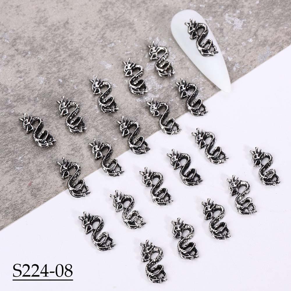 5Pcs/set Manicure Material Halloween Metal Nail Accessories  Nail Salon