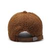 Wool Rhinestone Letters Baseball Cap for Men Women Winter Outdoor Warm Sports Cap