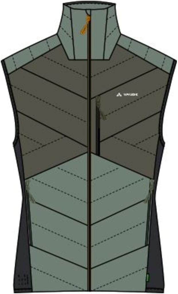 Мужской пиджак VAUDE Sesvenna Vest IV из агавы