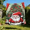 1pc Christmas Santa Claus Outdoor Flannel Blanket Soft All Season Polyester Throw , Perfect for Picnics & Travel , Picnic Accessory