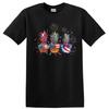 Pineapple T Shirt Fun Sunglasses Fireworks Celebration Summer Tee