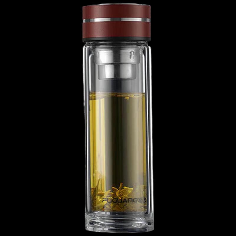 Fuguang Digital Display Glass Tea Infuser Bottle