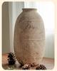 Wabi-Sabi Style Jingdezhen Ceramic Vase - Retro Coarse Pottery Centerpiece Jar