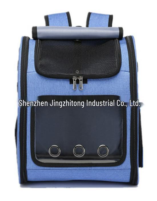 Breathable Expandable Pet Backpack: Portable, Foldable Carrier for Cats and Dogs