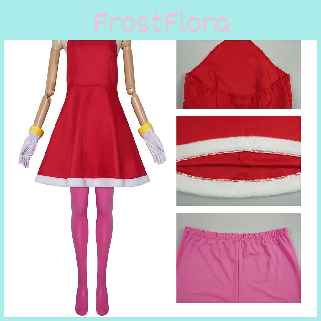 Adorable Sonic Hedgehog Cosplay Costume For Amirus Cute Rosy Character Roleplay