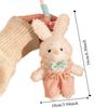 Cute Plush Doll Keychain Hanging Plush Rabbit Key Ring Creative Bear Plush Pendant  Daily Use
