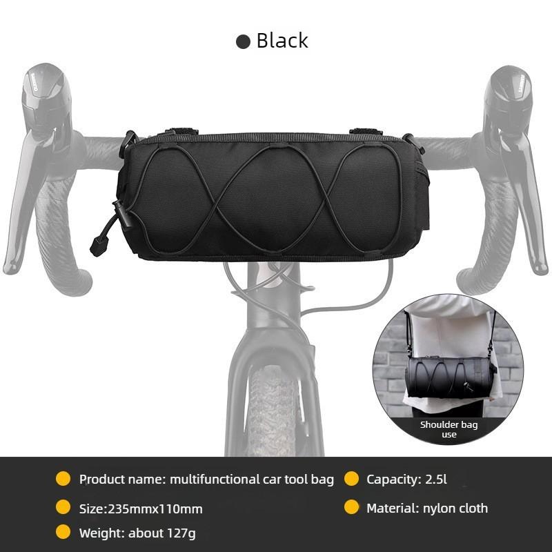 Mountain Bike Handlebar Bag Multifunction Portable Shoulder Bag Easy To Install Can Be Used For Cyclists' Mobile Phones Wallets