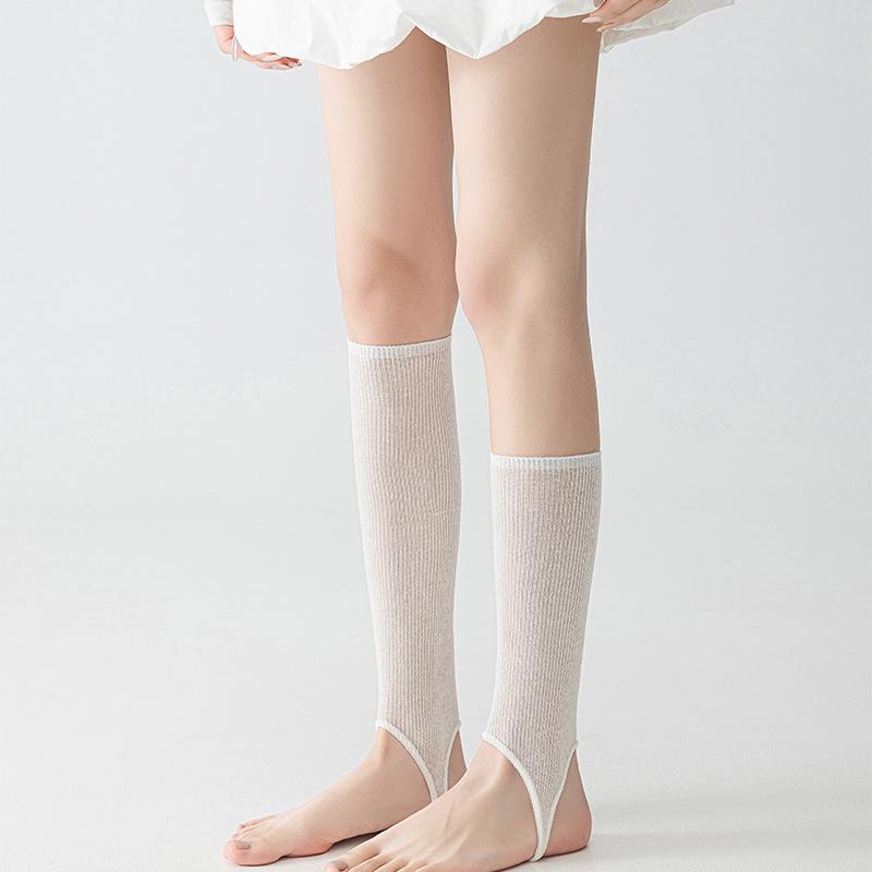 Women's Summer Ballet-Style Calf Slouch Socks - Japanese Slouch, Breathable, Sun Protection, Leg Slimming, Miu Style