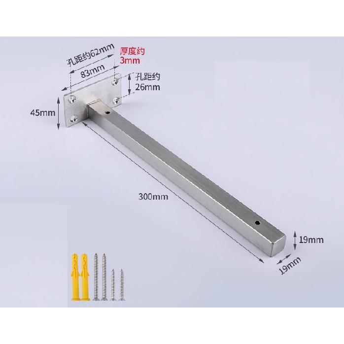 Wall Shelf Bracket Suspended Tripod Shelf Support Hidden Wall Fixed Partition Storage Rack Shelves Angle Bracket Thicken