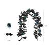 175CM Black Artificial Maple Leaf Vine Autumn Halloween Decoration Outdoor Indoor Wall Hanging Rattan Garden Garland Home Decor