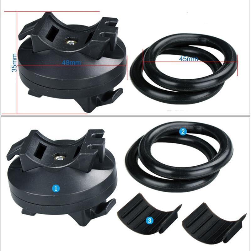 360 Rotatable Bike Bicycle Led Lamp Flashlight Holder Clip Bike Lights Mount Led Torch Light Holder Light Clamp