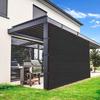 Schwarzes Schattiertuch mit Ösen, dicke Wärmedämmung, für den Außenbereich, Garten, Gewächshaus, Balkon, Terrasse, Pergola, Pflanzen, Blumen, Sonnenschutz, Schattiernetz