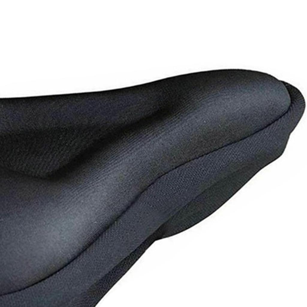 Bicycle Saddle Covers Sponge Black Ergonomic Seat Cushion Soft Breathable Seat Padded Cover