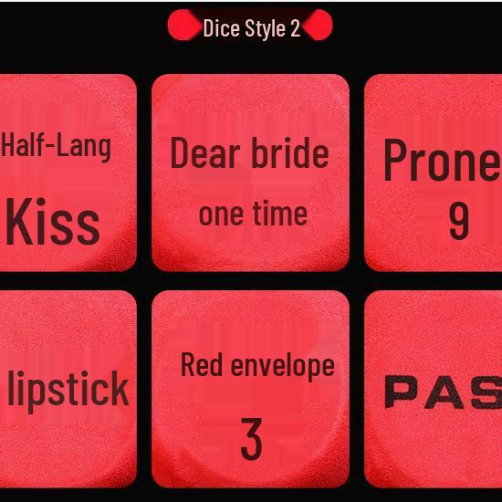 Wedding Celebration Supplies: Groom & Best Man Prank Dice Game Props