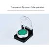 Lockable Push Button Switch Cover for 22mm Mount Transparent Waterproof Safety Protector Suitable for Power Buttons