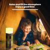 Glowing Wall Torch Lamp Flashlight - USB Rechargeable Night Light, 4 Light Options- Wall-Mounted or Handheld LED Lighting for Kids’ Playroom