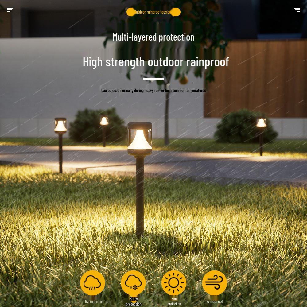 Rainproof Solar Garden Landscape Light for Courtyard and Lawn