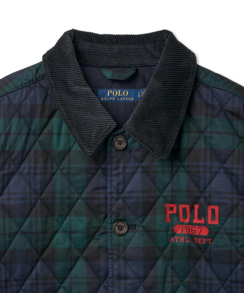 Polo Ralph Lauren Logo Plaid Short Coat - Multicolor