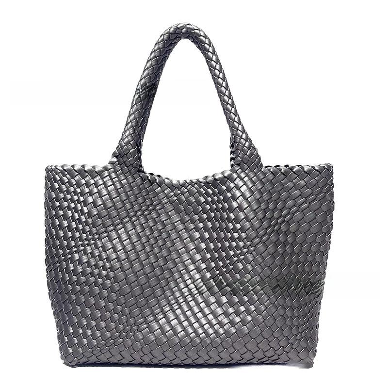Hand-Woven Large Capacity Tote Bag - 2023 Women's Shoulder and Mother-Child Bag