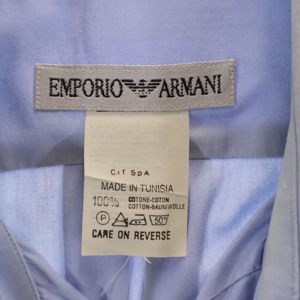 Emporio Armani Long Sleeve Cotton Shirt 41 Lavender Men's Used