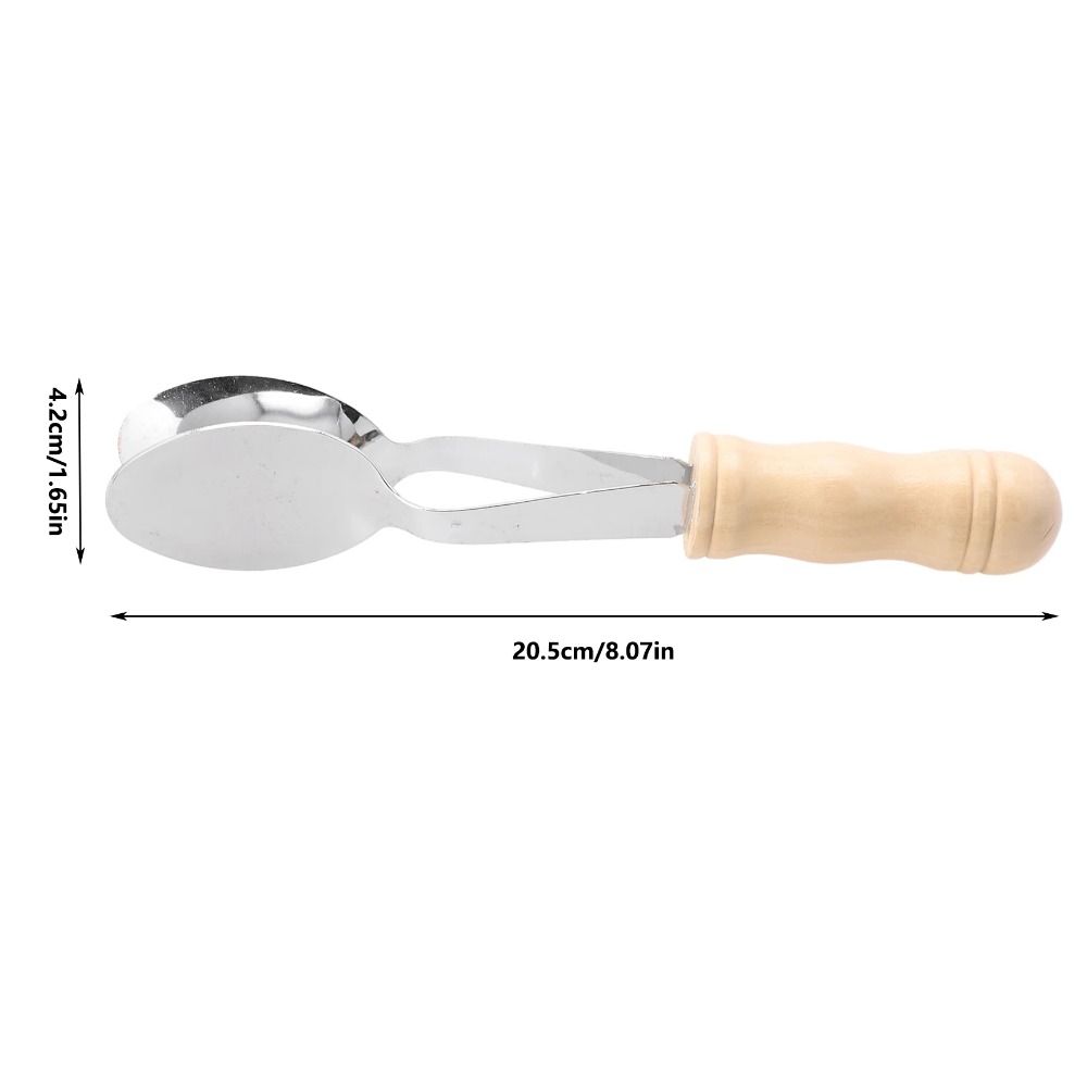 20CM Musical Spoons Wooden Handle Spoon Musical Instrument Percussion Instrument Accessories