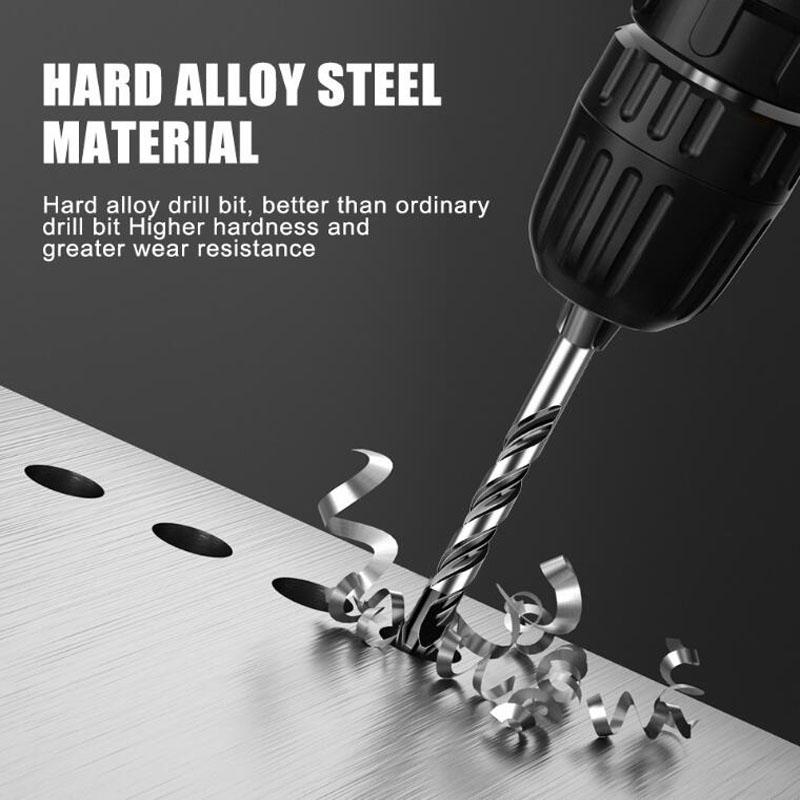 Tile Puncher Wall Drill Glass Cement Concrete Drill Bit Alloy High Hardness Triangulator Drill Multi-function Tools