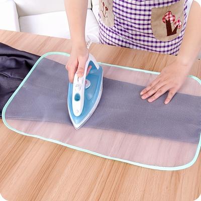 1PC Protective Ironing Cloth, High Temperature Plate, Pressing Mesh, Heat Insulation Pad, Protective Clothing, Random Color of Home Accessories