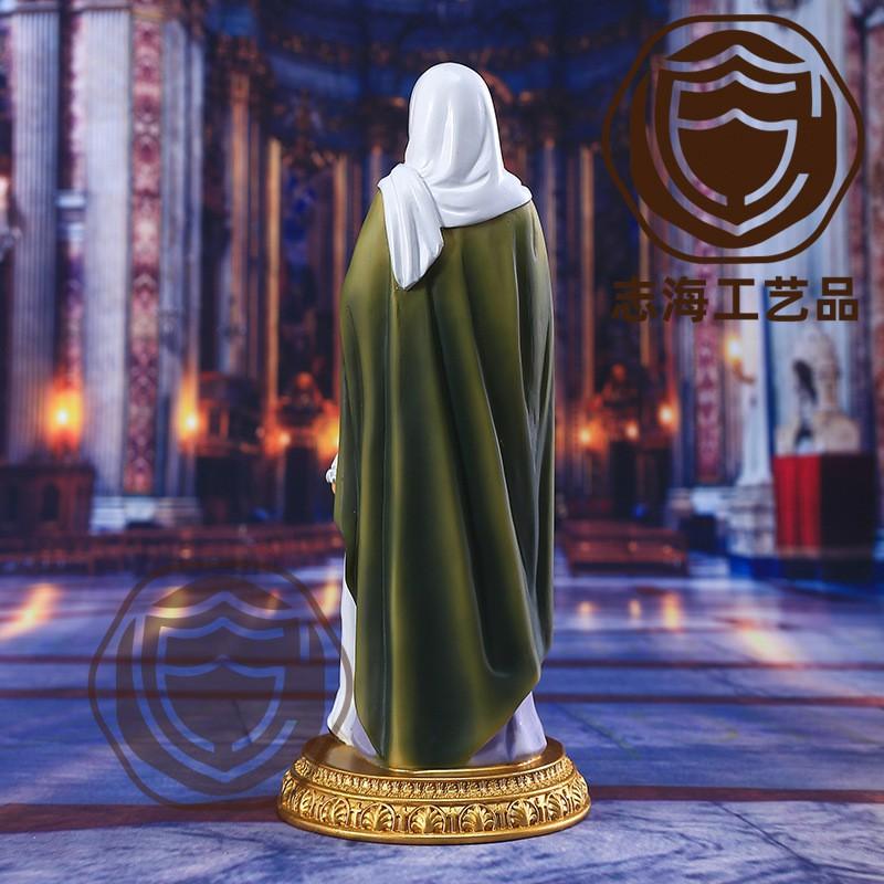 21.5cm Classical Resin Figurine Mother Child Decorative Statue Mothers Day Gift Home Decoration