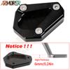 S1000R Kickstand Side Stand Enlarge Pad Motorcycle Accessories For BMW S1000RR M1000RR S 1000RR M 1000RR S 1000R S1000 R RR