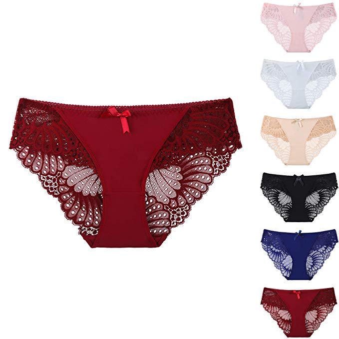 Plus Size Underwear Low Waist Panties Briefs for Female Hipster Underpant