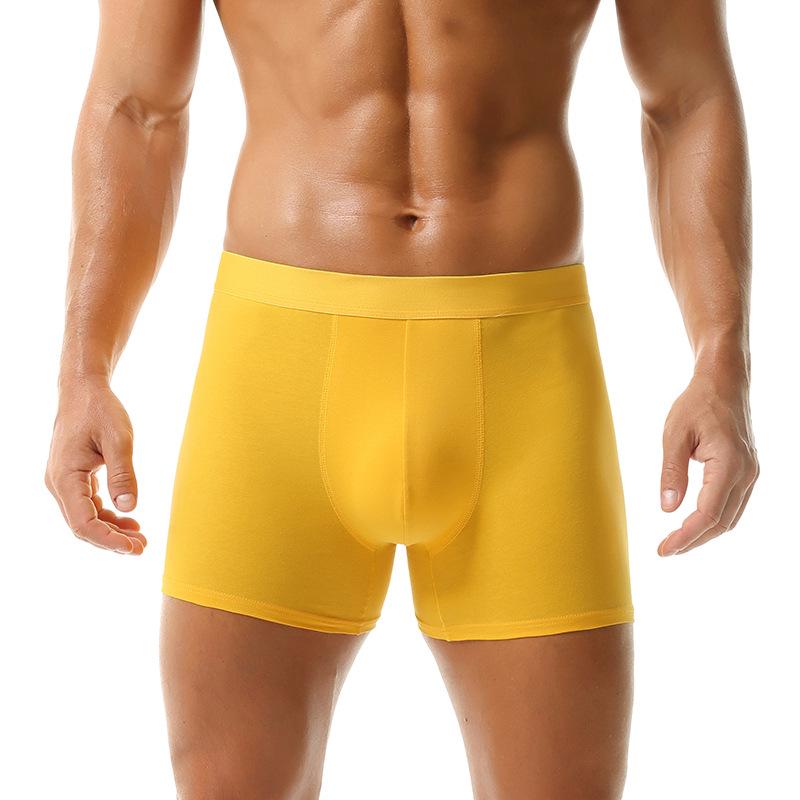 European & American Anti-Chafing Breathable Men's All-Cotton Underwear Shorts