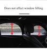 Dual Layer With Zipper Car Rear Side Window Sunshade Sun Shade Cover Uv Protect