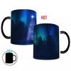 Christmas Christmas Northern Lights Color Changing Cup Ceramic Coffee Mug Snowman Christmas Tree