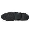 Black Pointed Rock Punk Rivet Leather Casual Shoes For Men New Trend Loafers Wedding Dress Homecoming Footwear Zapatos Hombre