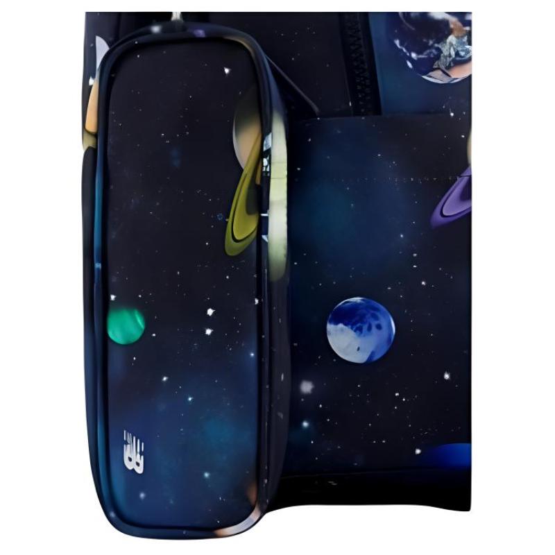 New Balance Fabric Backpack Regular Kids' Black & Blue New Balance ND8PF1E023-BK