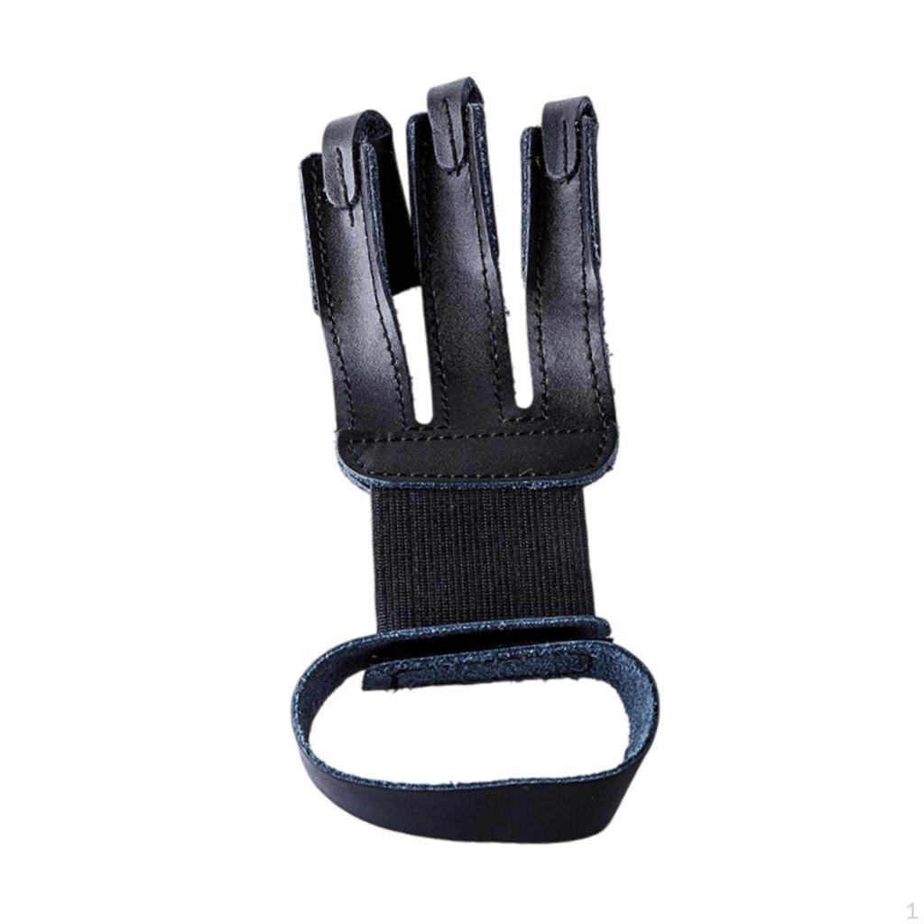 Archery Glove PU Leather Protector for Men Women Beginner Training