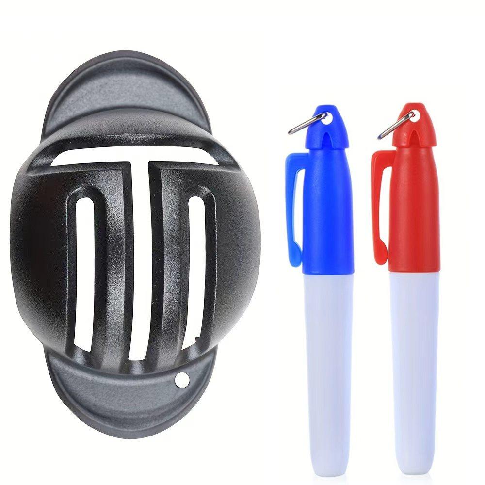 

Golf Ball Liner Marker Template Set Triple Track Marker Pen Golf Putting Positioning Aids Outdoor Sport Tool