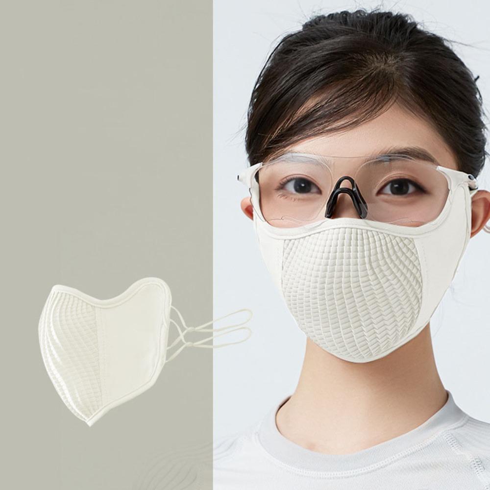Ice Silk Sunscreen Face Cover Breathable Cycling Mask Anti UV Face Cover  Summer Outdoor Sports