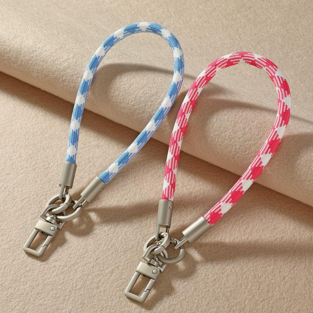 Kerngefülltes Nylon-Paracord-Handy-Lanyard mit Perle, Metallschnalle, Strapazierfähiges und Vielseitiges Armband