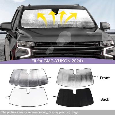 Tinka Chevrolet Suburban 2020 m. ir vėlesniems Tinka GMC-YUKON Automobilio priekinio stiklo saulės skydelis Langų skydelis Sulankstomas saulės skydelis Automobilio interjero aksesuarai