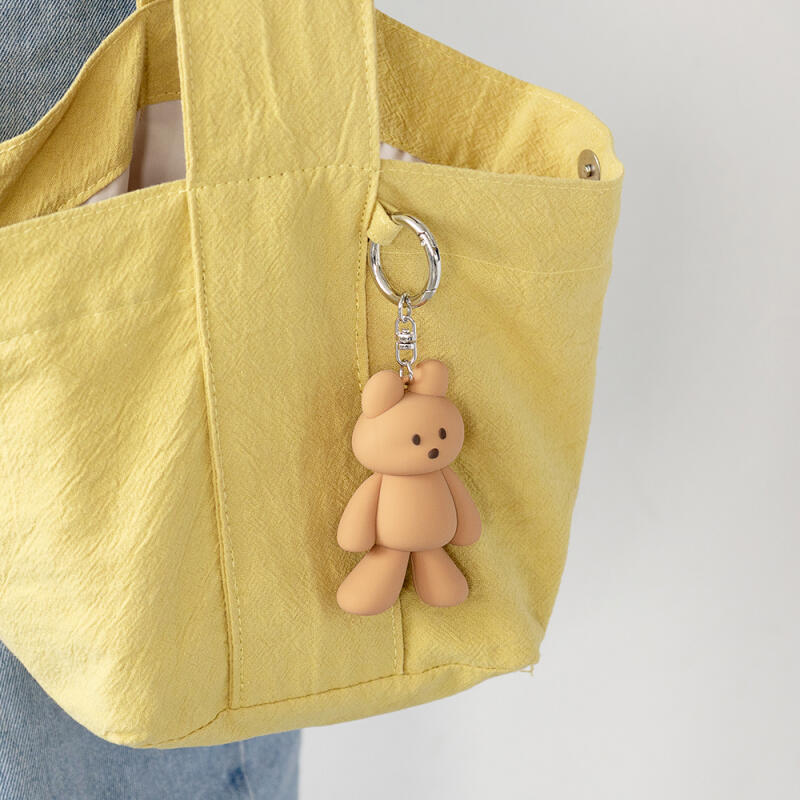 DONATDONAT Cozy Bear Silicone Keychain
