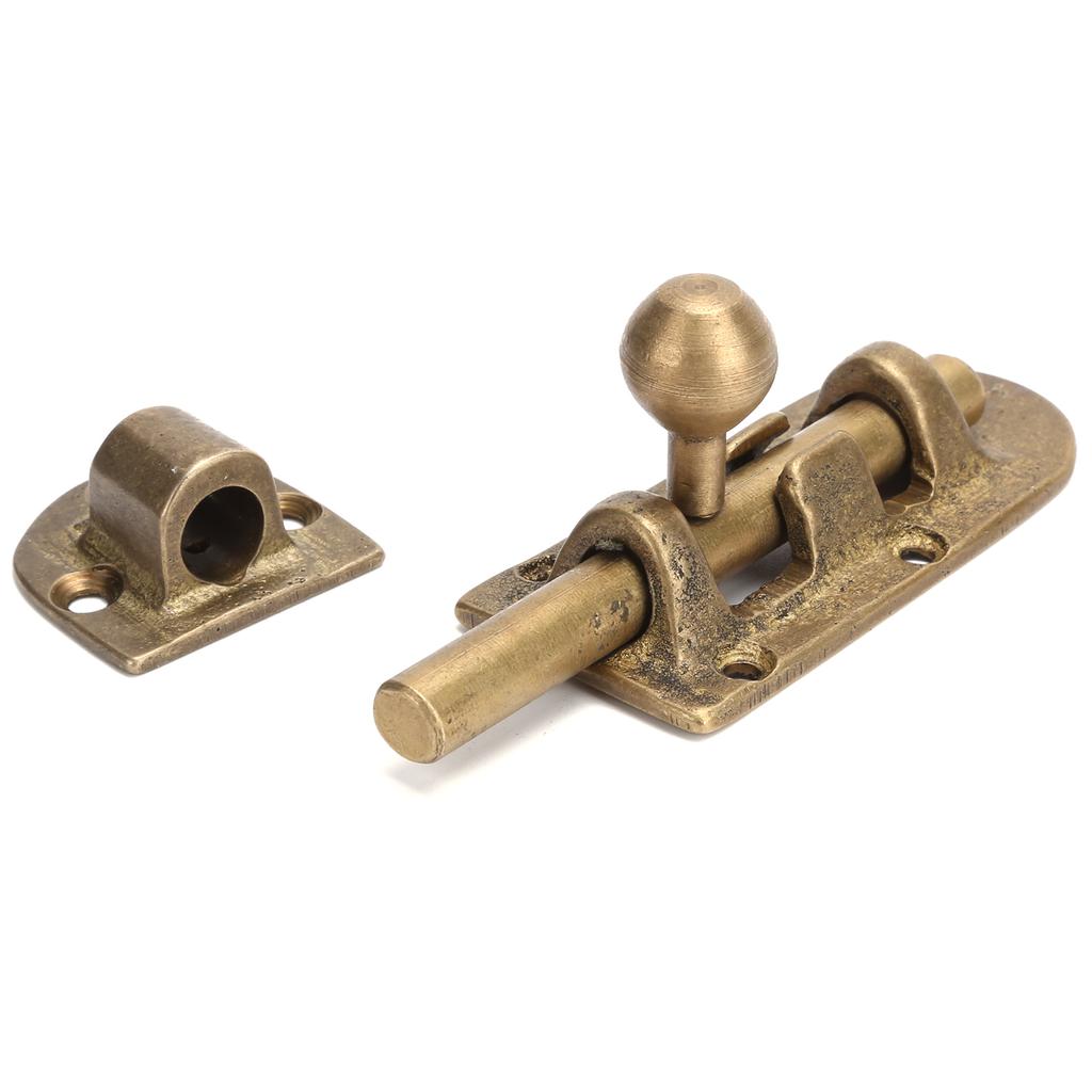 Vintage Brass Door Latch Antique Door Window Bolts Buckle Sliding Lock Hardware Fittings