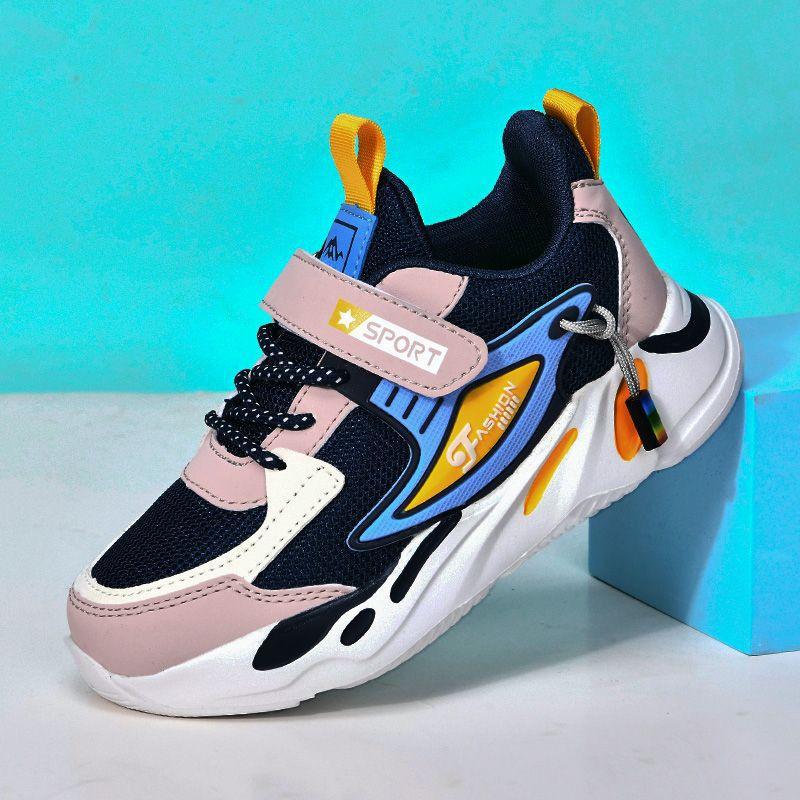 Boys shoes 2025 new spring and autumn student shoes medium and large children's autumn children's shoes leather surface non-slip waterproof sports s